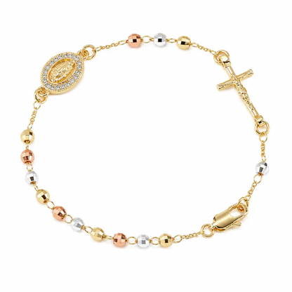 Pulsera Virgen Milagrosa - Acero Inoxidable