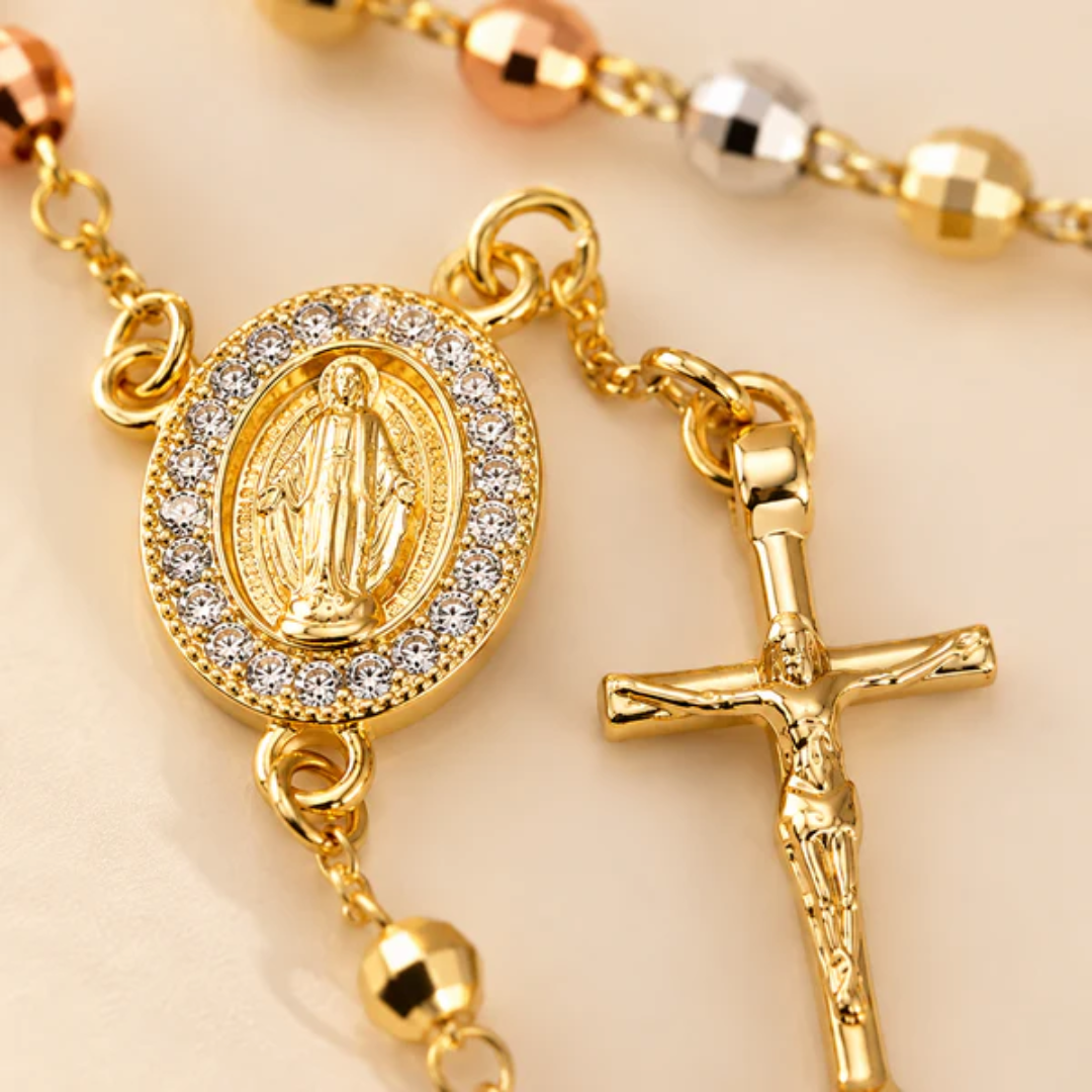 Pulsera Virgen Milagrosa - Acero Inoxidable