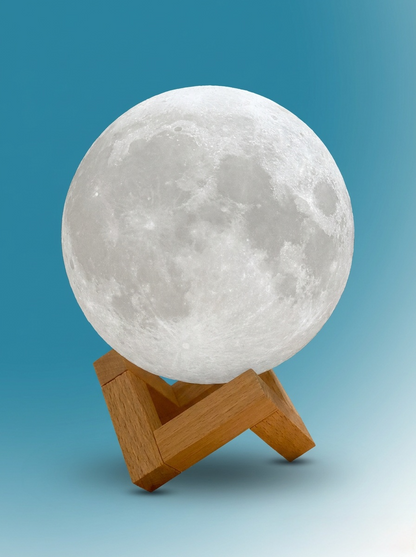 Lámpara Luna 3D Relajante RGB